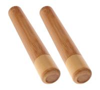 UKCOCO Tubo de Cigarro de Bambú Caja Hermética 2 Piezas, Estuche para Porta Cigarros Sistema de Humidificación, Diseño Compacto para Uso en Viajes y Actividades al Aire Libre