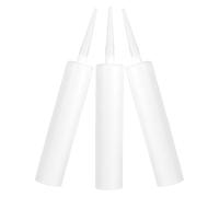 UKCOCO Tubos de Calafateo Reutilizables de Goma, Juego de 3 de Grietas en Baños y Cocinas, Cartuchos Recargables Resistentes y Duraderos