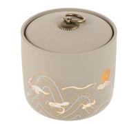 UKCOCO Urna para Mascotas Pequeña De Cerámica Urna De Cremación Sellada Decoración Recuerdo para Mascotas