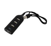 UKCOCO USB Hub Portátil De Puertos Concentrador De Expansión para Pc y Portátil Divisor USB Compacto para Transferencia De Datos y Conexión Múltiple