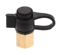 UKCOCO Válvula de Aire de Latón para Camión y Semirremolque, Válvula de Ventilación Rosca Interna 12x1.5, Accesorio para Sistema de Aire, Uso en Transporte y Logística