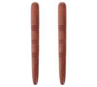 UKCOCO Varilla de masaje de madera para los pies 2 piezas Herramienta de masaje para los pies cómoda para la piel suave y redonda para reflexología podal en casa y salones de belleza
