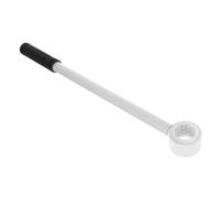 UKCOCO Varilla para Abrir Ventanas Abatibles 0,4 M con Gancho Antideslizante Gris y Blanco, Barra Telescópica para Persianas y Cortinas, Utensilio Práctico para Hogar y Cocina