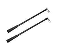 UKCOCO Varillas y 2 con Ganchos Cortinas 12 de Pulgadas Piezas, Fibra de Vidrio Resistente en Impactos, Diseño Minimalista para Uso Oficina Hogar