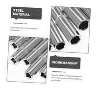 UKCOCO Vasos Hexagonales de Acero Crv Enchufe Llave Carraca Accesorio de Reparación Resistente y Práctico