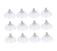 UKCOCO Ventosas Transparentes con y Tuerca Soporte Antideslizante para Vidrio Resistente y Multiusos para Decoración y Organización Hogar y Festivales