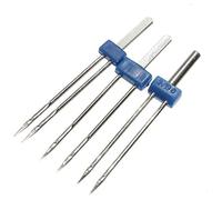 UKD Juego de 3 Agujas Dobles de Acero Inoxidable para Máquina de Coser 2.0/90, 3.0/90, 4.0/90/90