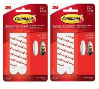 UKDeals Direct UKDD® Command 17023P-ES - Tiras de recambio para montaje (10 unidades, 2 paquetes = 16 tiras adhesivas), color blanco