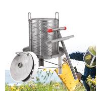 UKDUANWEI Prensa de Cera Manual 2 en 1 y Extractor de Prensa de Miel | Prensa de Cera Comercial Máquina exprimidora de Miel | Herramienta de Apicultura