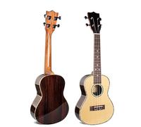 ukelele 24 Inch Ukulele Guitar Solid Spruce Top Rosewood Back Acoustic Tenor Small Nylon String Guitar