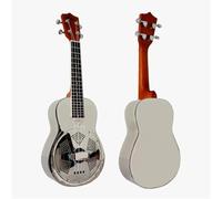 ukelele 24 Pulgadas El Cuerpo De Latón Del Ukelele De Concierto Tiene Una Calidad De Sonido Clara Y Brillante Adecuada Para Actuaciones Profesionales.