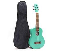Ukelele Artisan Made Ancient Wisdom Acabado Turqoiuce 4 Cuerdas