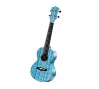 Ukelele Azul De Tapa Sólida Instrumento Portátil Eléctrico/acústico Caoba 23 Pulgadas Para Principiantes Ukelele(Original sound)