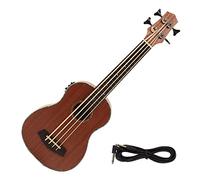 Ukelele bajo Eléctrico, Ubass de Palisandro de 30 Pulgadas para Profesionales Principiantes con Pastilla, CR2032 X 2 con Pilas (no incluidas)