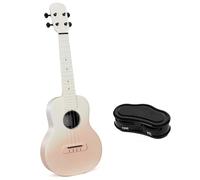 Ukelele Caja Eléctrica Modelo Ukelele De Soldadura De Carbono De 23 Pulgadas Polvo Degradado Introducción Para Principiantes
