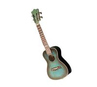 Ukelele Con Tapa Sólida De 26 Pulgadas Estilo Profesional Azul Degradado Ideal Para Principiantes Ukelele