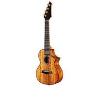 ukelele Concert/Tenor Ukulele Solid Mango Wood High Gloss Finish With Gig Bag Strap Electric Ukulele(A,23inch)