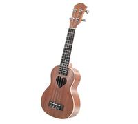 Ukelele De 21 Pulgadas Con Cuerpo De Madera Sapele, Instrumento De Guitarra Pequeño De Cuatro Cuerdas Para Principiantes En Música Ukelele Starter Kit