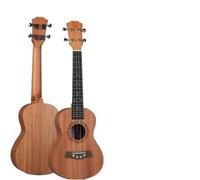 Ukelele De 23 Pulgadas 4 Cuerdas De Nailon Instrumentos Musicales Ukelele Tenor Hawaiano De Caoba Guitarra Acústica Recortada(B-log)