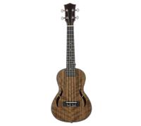 Ukelele De 4 Cuerdas De Nogal Con Guitarra Hawaiana De 23 Pulgadas Con Afinador(A,23Inch)