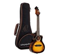 Ukelele de concierto ORTEGA The Private Room Series de 4 cuerdas - acabado en tabaco envejecido + bolsa, DSSUITE-UKE