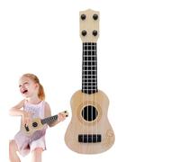 Ukelele de juguete para niños - 4 cuerdas Mini guitarras, instrumentos musicales de educación temprana, sonidos portátiles para principiantes, robustos juegos de entrenamiento de ritmo ABS | para