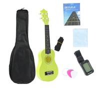 Ukelele De Madera Plástica Totalmente Equipado + Funda + Afinador + Correa + Paño + Manual En Inglés Ukelele Set(4)