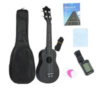 Ukelele De Madera Plástica Totalmente Equipado + Funda + Afinador + Correa + Paño + Manual En Inglés Ukelele Set(2)