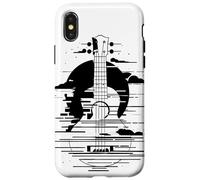 Ukelele Dibujo Timple Instrumento de cuerda Carcasa para iPhone X/XS