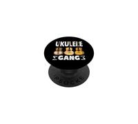 Ukelele Gang Hawaiian Music - Banda para Guitarrista acústica PopSockets PopGrip Adhesivo