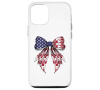 Ukelele Instrumento 4 de Julio USA American Flag Girl Carcasa para iPhone 12/12 Pro