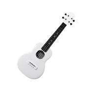 Ukelele Instrumento Musical Ukelele De 23 Pulgadas, Cuerpo Compuesto De Fibra De Carbono, Ukelele De 4 Cuerdas, Instrumento De Guitarra Pequeño (Color : White)