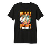 Ukelele Is My Spirit Animal Funny Hawaiian Music Player Camiseta Premium
