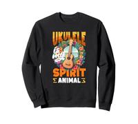 Ukelele Is My Spirit Animal Funny Hawaiian Music Player Sudadera