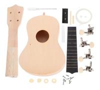 Ukelele Kit De Montaje Ukelele DIY Madera Tilo Sin Pintar Instrumento Artesanal Guitarra Pintado Creativo