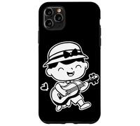 Ukelele Niña Dibujo Instrumento Musical para Niñas Carcasa para iPhone 11 Pro Max