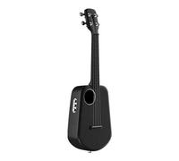 Ukelele Principiante Ukelele Inteligente De 23 Pulgadas Con Preamplificador Incorporado Control De Aplicación De Fibra De Carbono Con Cuentas De Luz LED(Black)