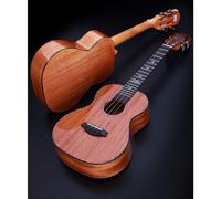 Ukelele Principiantes Ukelele De Interpretación Profesional De Caoba Con Forma De Corazón Redondeado Y Totalmente Enchapado(26 inch)
