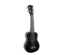 Ukelele Profesional 21-inch Ukulele Four-string Hawaiian Guitar Playing Instrument For Beginners(Black)