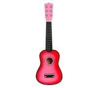 Ukelele Profesional Guitarra Clásica De Tilo Ukelele Principiante Instrumento De 6 Cuerdas(Pink)