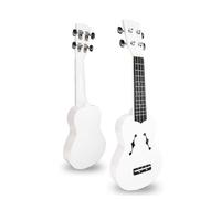 Ukelele Profesional Instrumento Musical De Madera De Colores, Guitarra Ukelele De 21 Pulgadas, Tilo(White)