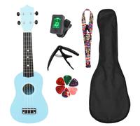 Ukelele Profesional Juego De Ukelele Con Panel De Tilo De 21 Pulgadas Con Estuche, Accesorios, Instrumentos De Cuerda Profesionales, Ukelele Para Practicar