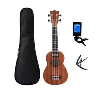 Ukelele Profesional Treble Spruce Mahogany Dolphin Pineapple Design Ukulele With Pouch/tuner Capo(21BG-3)