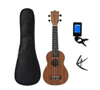Ukelele Profesional Treble Spruce Mahogany Dolphin Pineapple Design Ukulele With Pouch/tuner Capo(21B-3)