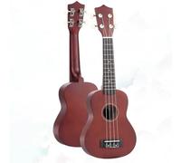 Ukelele Profesional Ukelele Agudo De Fibra De Carbono De 21 Pulgadas Para Principiantes Bajo De Guitarra Multicolor De 4 Cuerdas(Brown B)