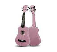 Ukelele Profesional Ukelele De 21 Pulgadas Guitarra De Cuatro Cuerdas Para Principiantes De Tilo(Pink)