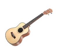 Ukelele Profesional Ukelele De 26 Pulgadas, Guitarra De Madera Maciza, 4 Cuerdas, Panel De Abeto, Ukelele Tenor (Color : Acoustic)