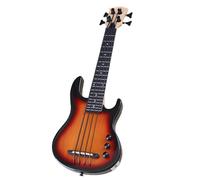 Ukelele Profesional Ukelele Eléctrico Silencioso De 28 Pulgadas, Bajo, 4 Cuerdas, Ukelele De Tilo Macizo, Instrumento De Cuerda