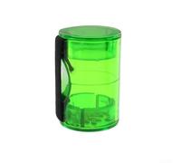 Ukelele Sand Shaker Finger para anillo, percusión de plástico | Herramienta con bolas de acero para entrenamiento | Mango suave y correa ajustable para práctica de música de guitarra | Azul