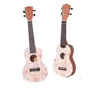 Ukelele Set El Ukelele Es Un Pequeño Instrumento Parecido A Una Guitarra Con Apariencia Hermosa Y Variedad De Colores(23-Inch Sky Blue)